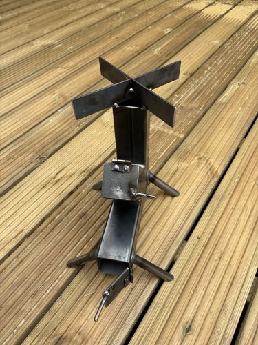 Rocket stove wood burner with - stove,
