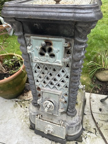 French wood burning stove - french,