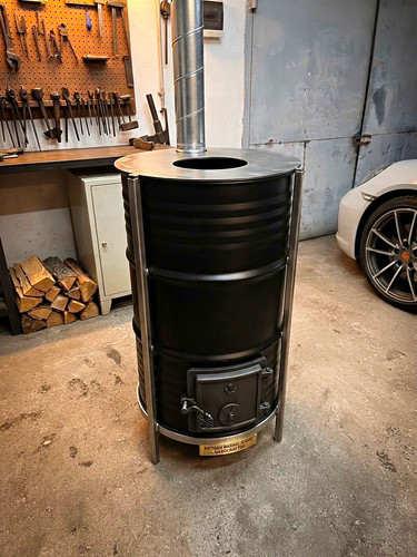 Sawdust burning stove - 🔥, |