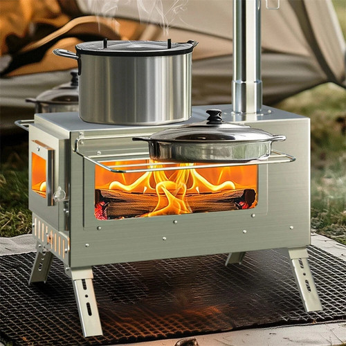 Portable wood burning cooking - portable,