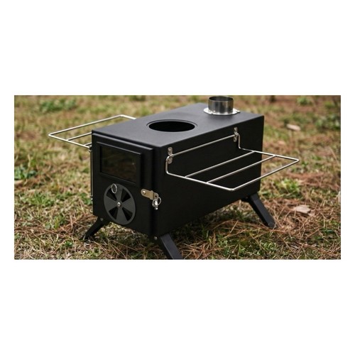 Portable folding hot tent wood - hot,