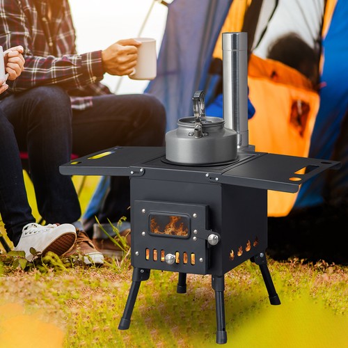 Portable tent wood stove - portable,