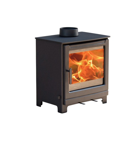 Wood burning multifuel stove - burning,
