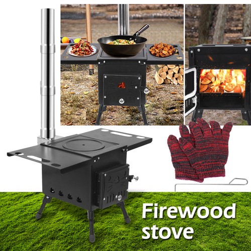 Portable tent wood - stove, with