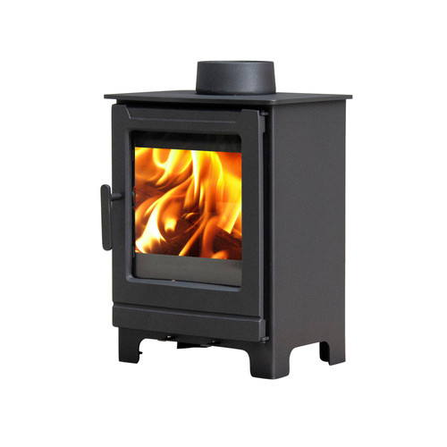 Wood burning stove log burner - wood,