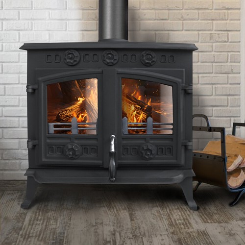 10kw multifuel stove - stove, log
