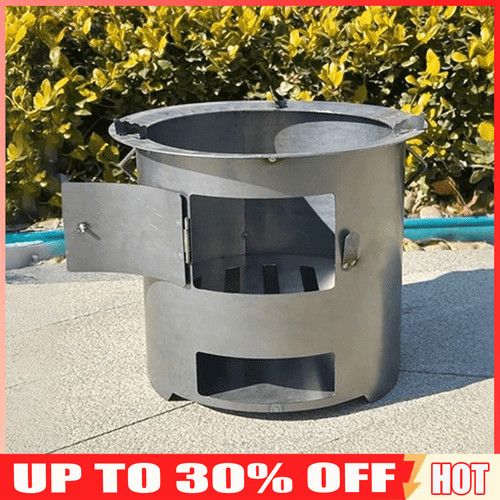 Stainless steel stove camping - stainless,