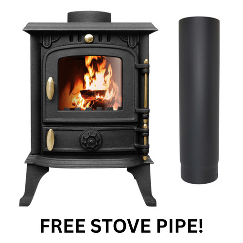 Stove wood burner 5kw - 4.5kw, 4.5