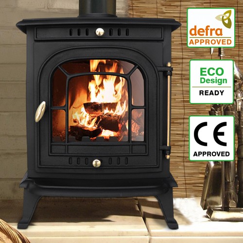 Cast iron multifuel stove - cast,