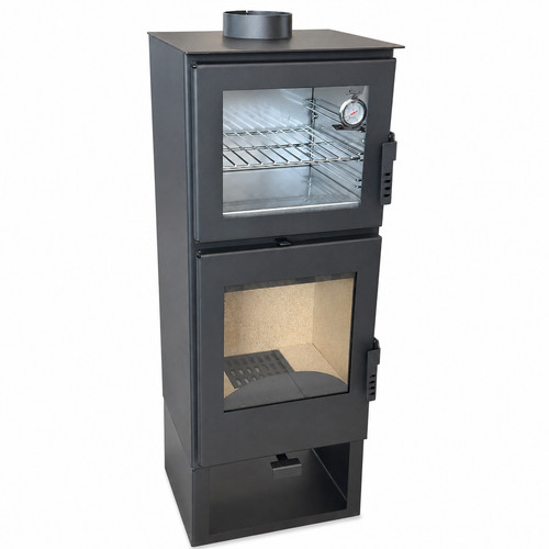 Wood burning stove - oven, 7.5kw