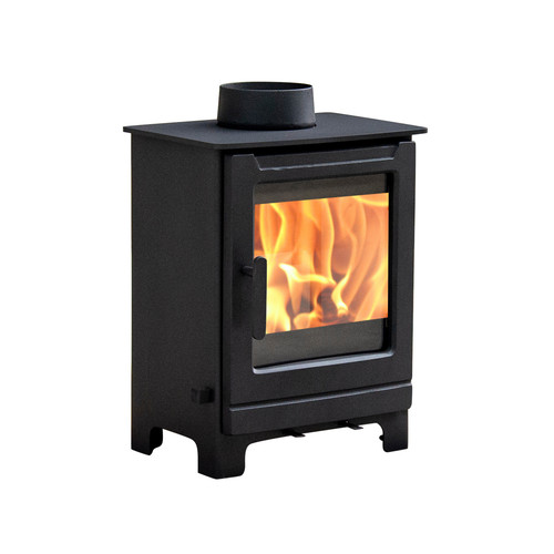 Wood burning stove log burner - wood,